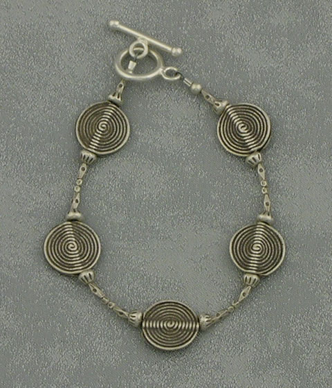 Hill Tribe Sterling Silver Bracelet