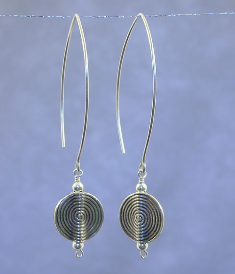 Hill Tribe Sterling Silver Earrings